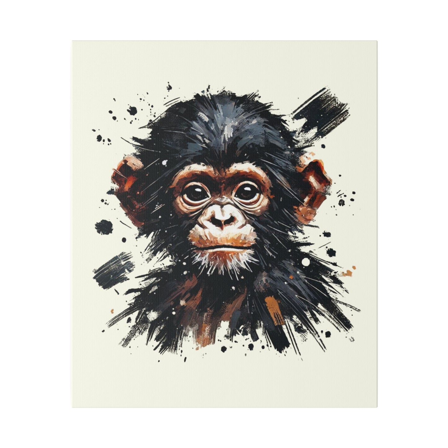 Baby Chimpanzee Canvas