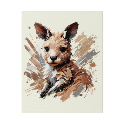 Baby Kangaroo Canvas