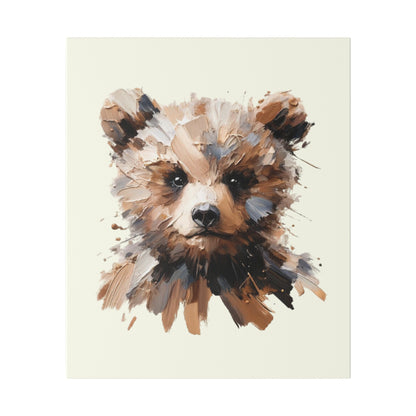 Baby Brown Bear Canvas