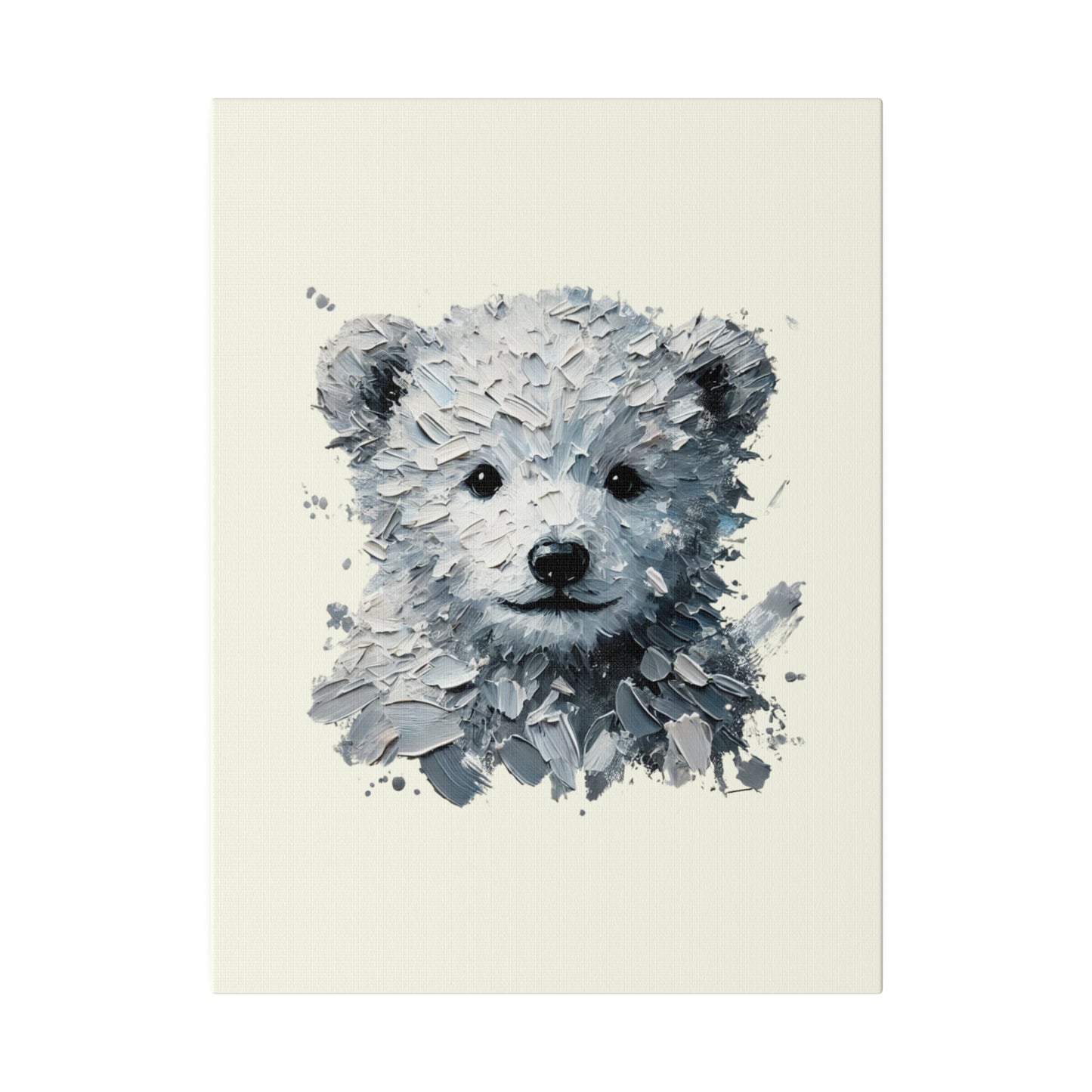 Baby Polar Bear Canvas