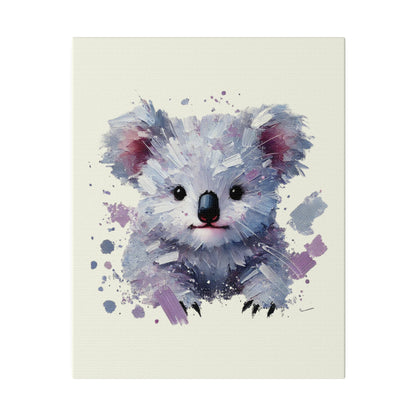 Baby Koala Canvas - Purple