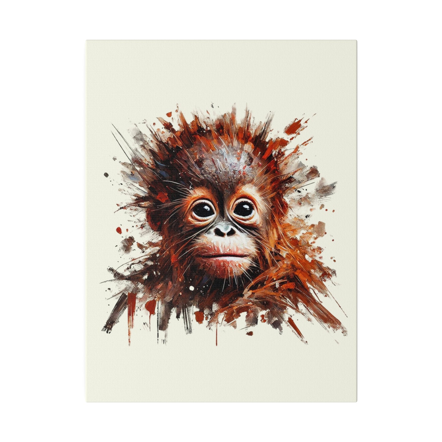 Baby Orangutan Canvas