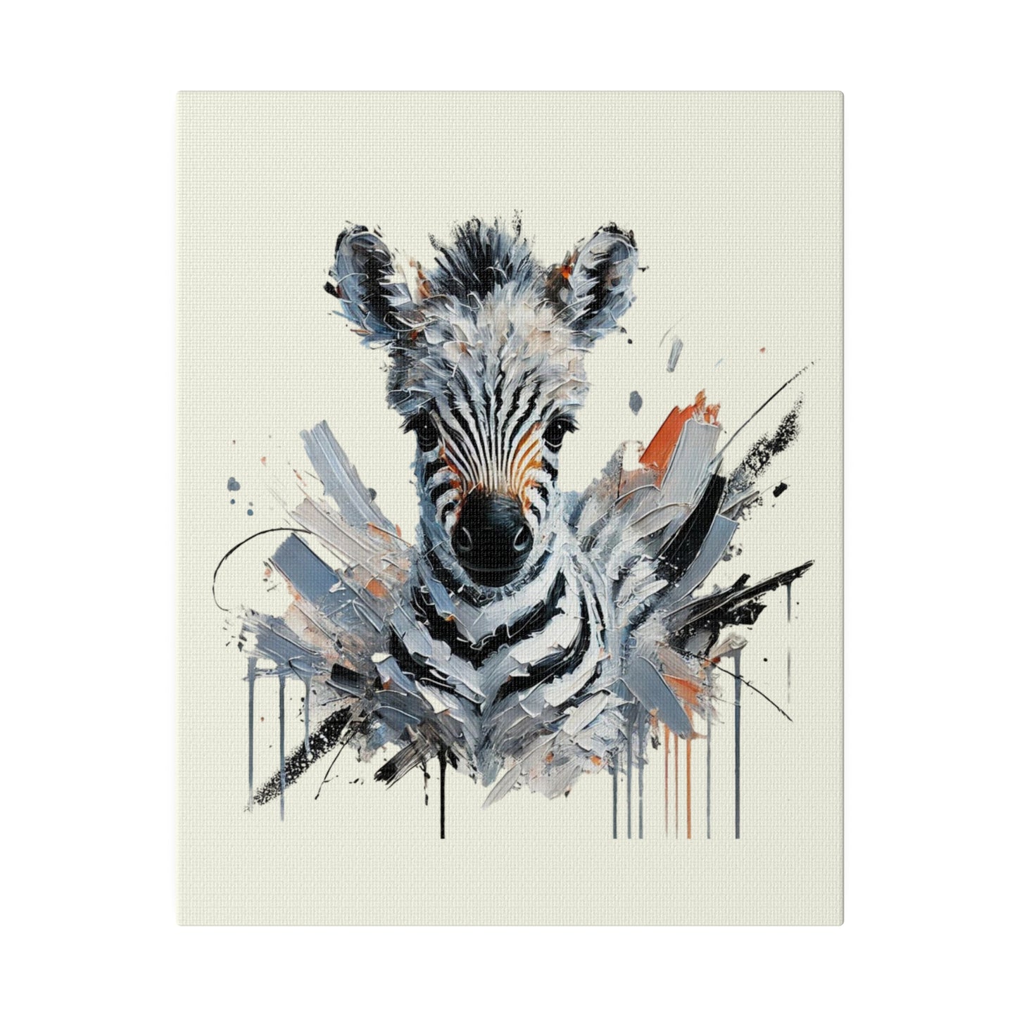 Baby Zebra Canvas