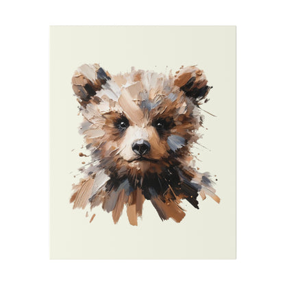 Baby Brown Bear Canvas