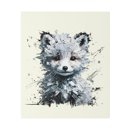 Baby Snow Fox Canvas