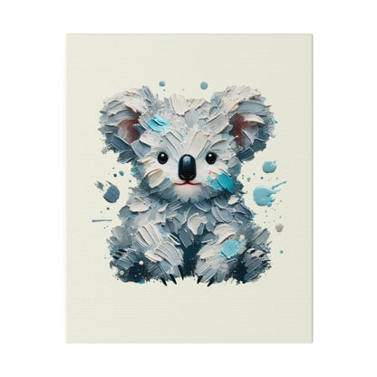 Baby Koala Canvas - Blue