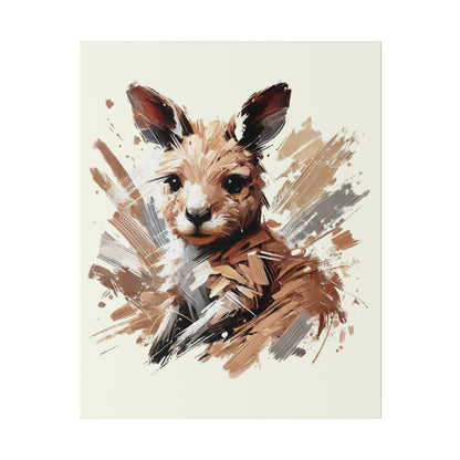 Baby Kangaroo Canvas