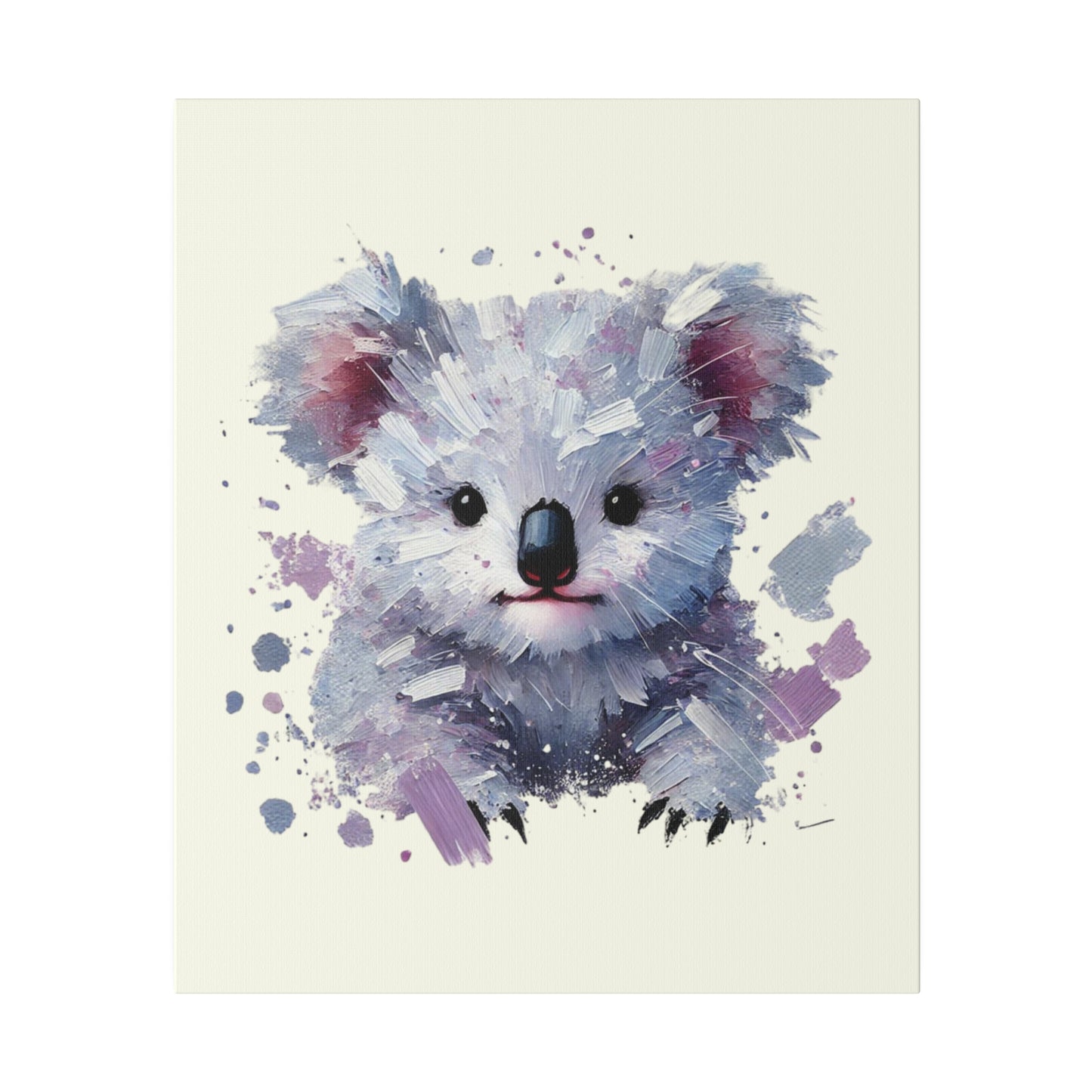 Baby Koala Canvas - Purple