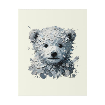 Baby Polar Bear Canvas