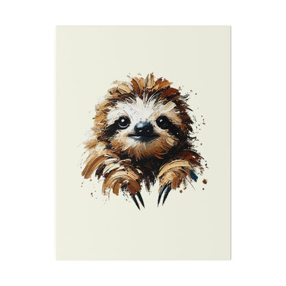 Baby Sloth Canvas