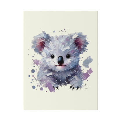 Baby Koala Canvas - Purple