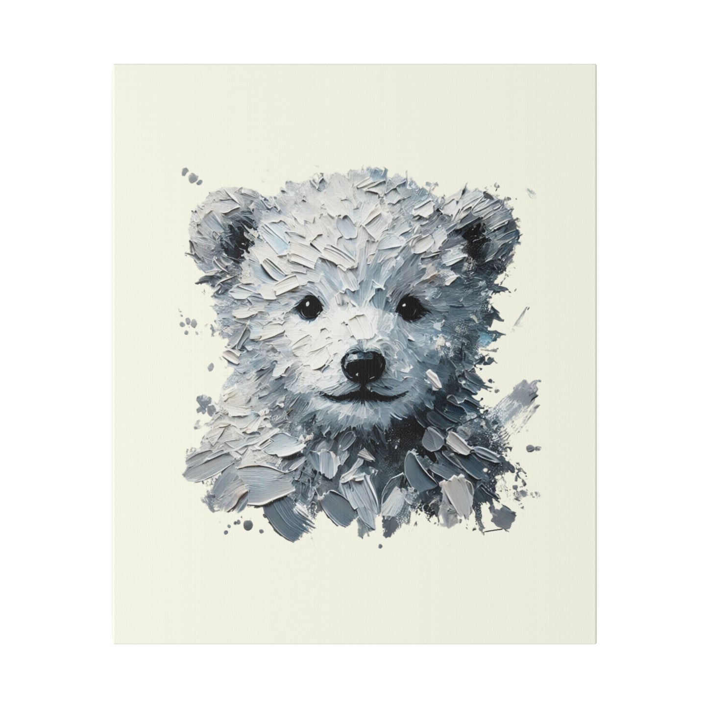 Baby Polar Bear Canvas