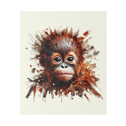 Baby Orangutan Canvas