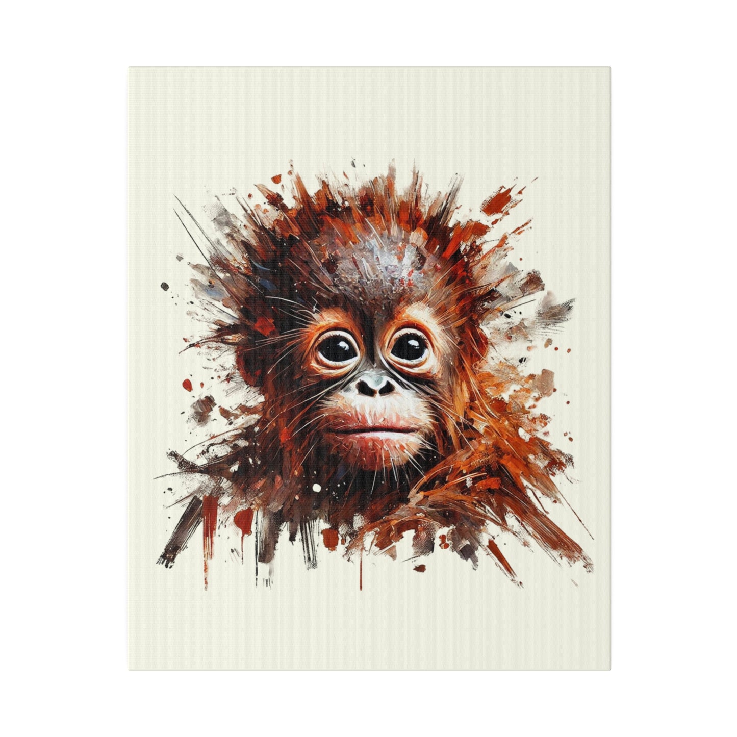 Baby Orangutan Canvas