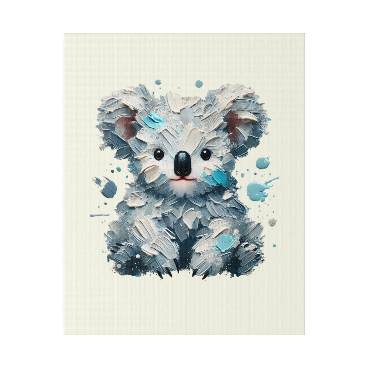 Baby Koala Canvas - Blue