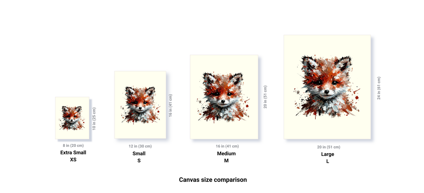 Baby Fox Canvas