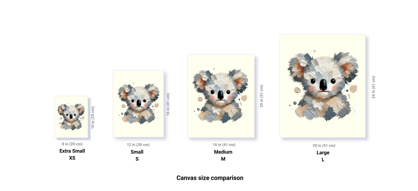 Baby Koala Canvas