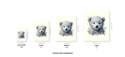 Baby Polar Bear Canvas