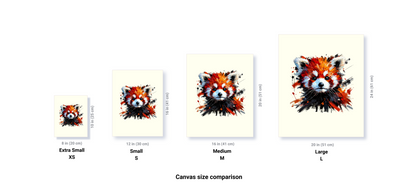 Baby Red Panda Canvas