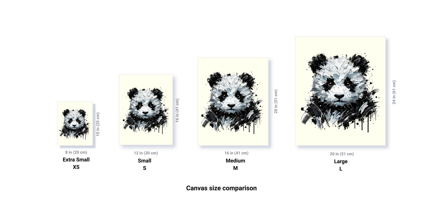 Baby Panda Canvas