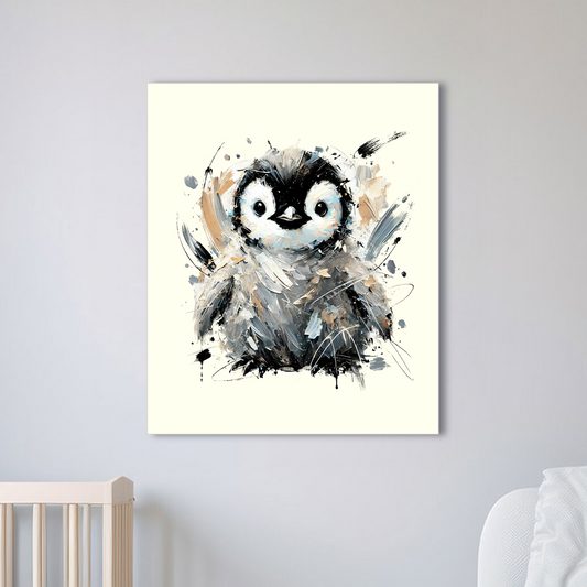 Baby Penguin Canvas