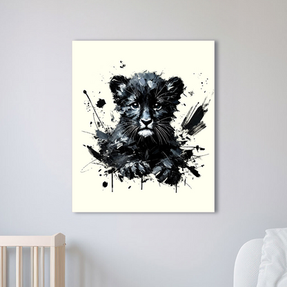 Baby Panther Canvas