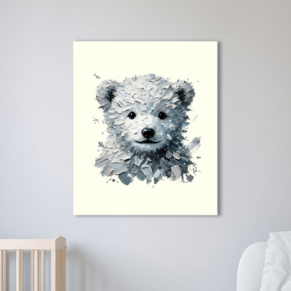 Baby Polar Bear Canvas