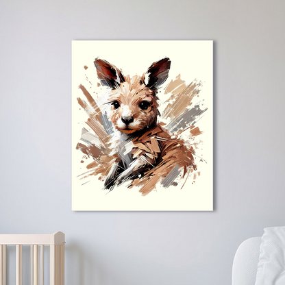 Baby Kangaroo Canvas