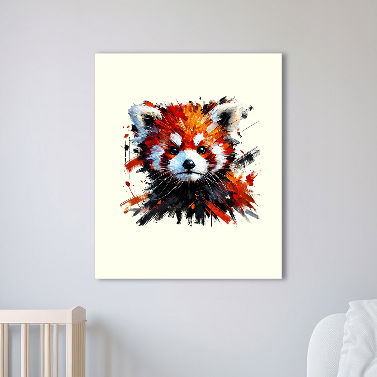 Baby Red Panda Canvas