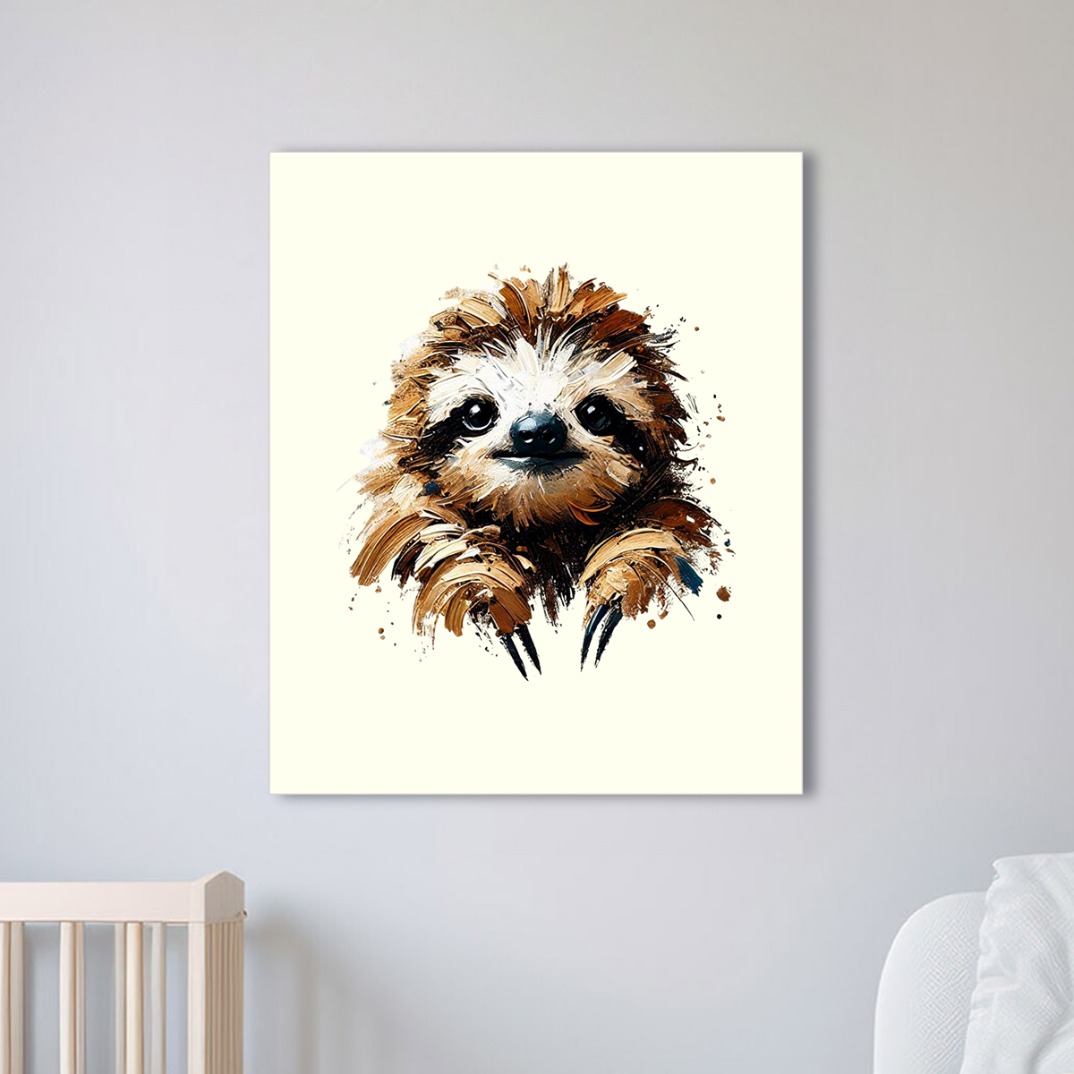 Baby Sloth Canvas