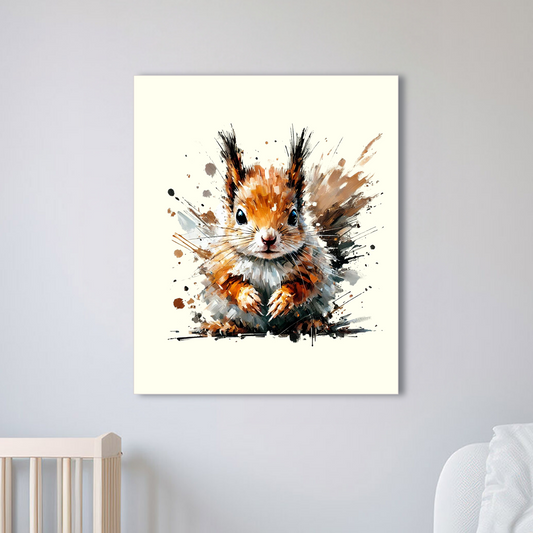 Baby Abert's Squirrel Canvas