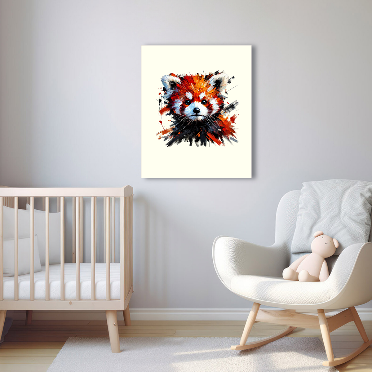 Baby Red Panda Canvas