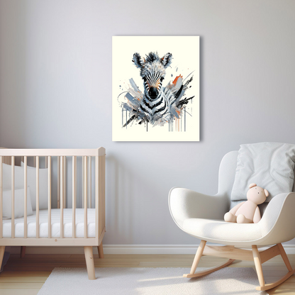 Baby Zebra Canvas