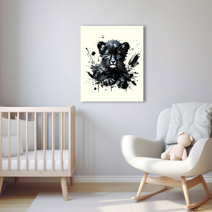 Baby Panther Canvas