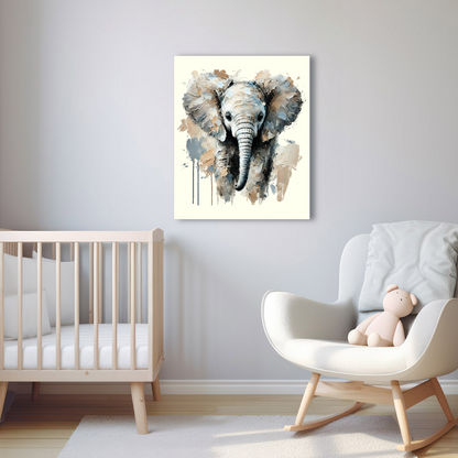 Baby Elephant Canvas