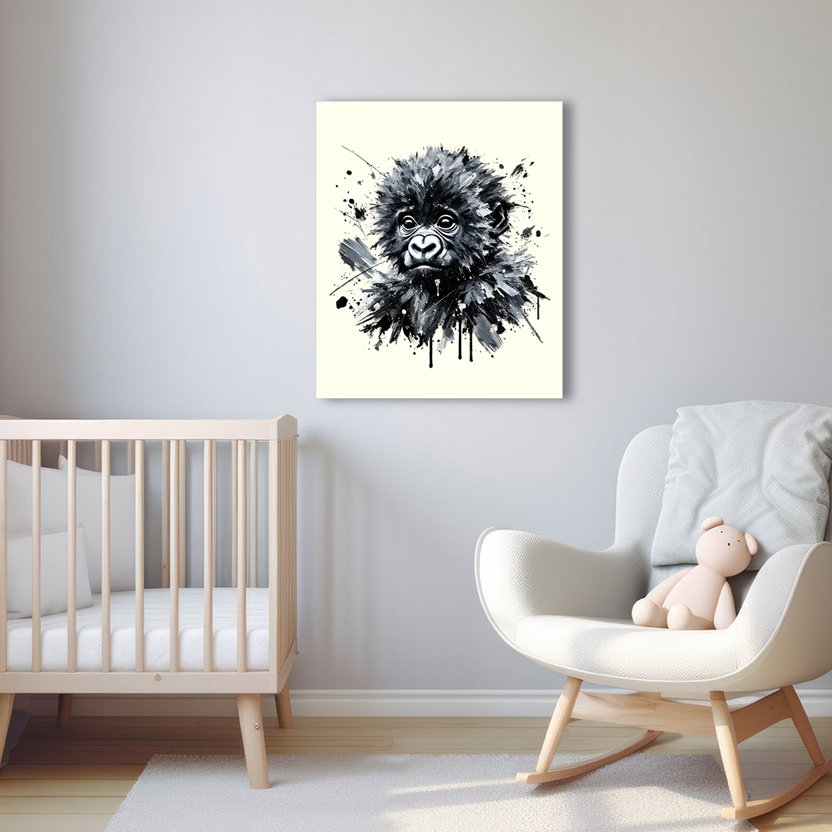 Baby Gorilla Canvas