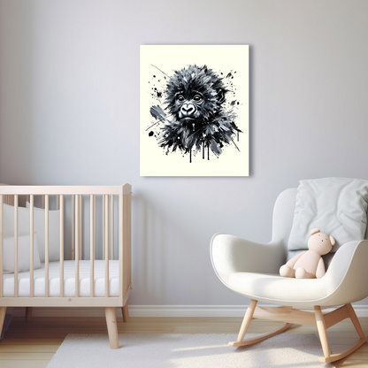 Baby Gorilla Canvas