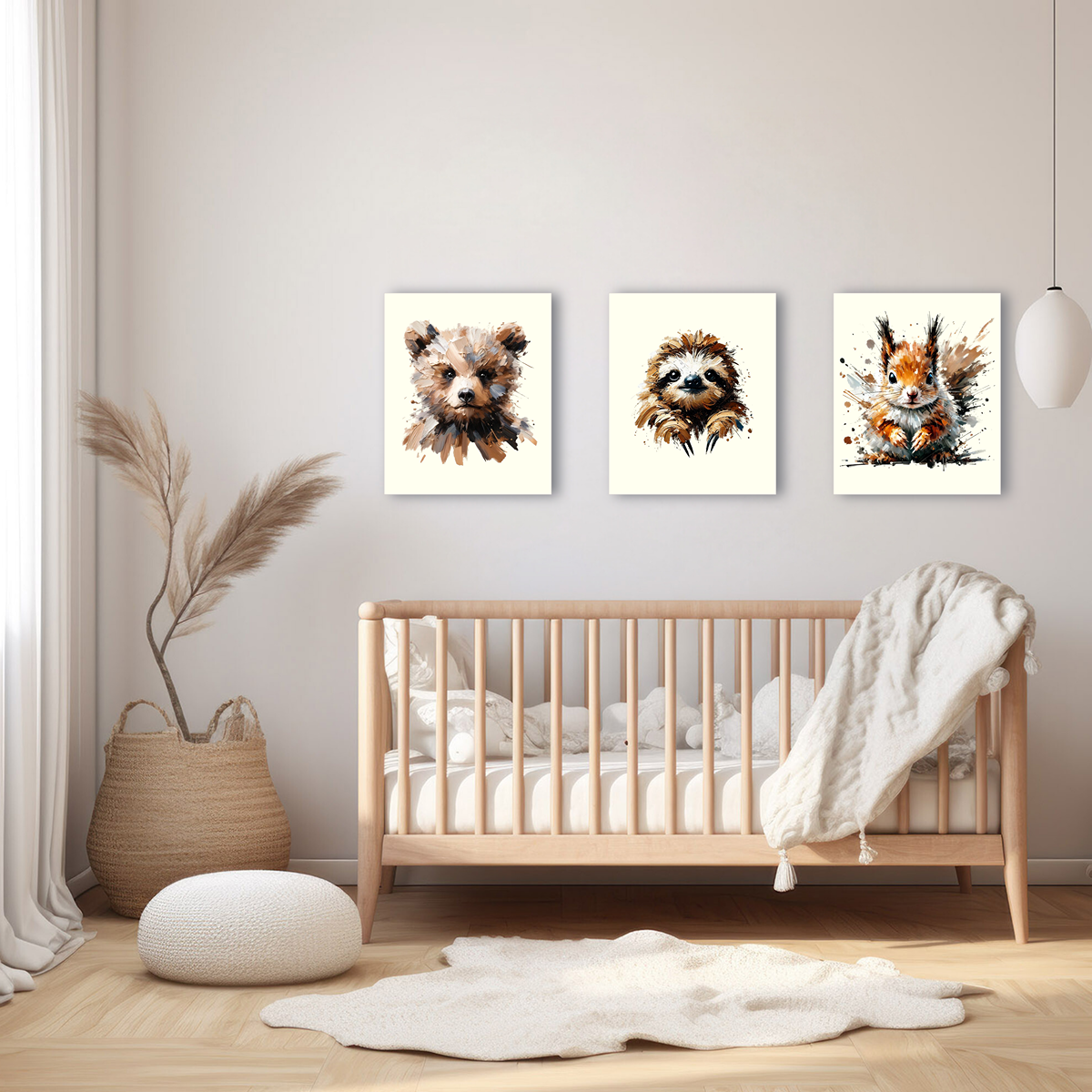 Baby Sloth Canvas